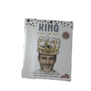 King For The Day Inflatable Crown Birthday Party‎ Prize
